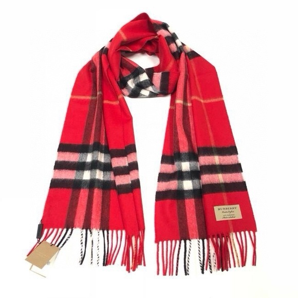 Burberry authentic classic check cashmere scarf - Picture 3 of 9